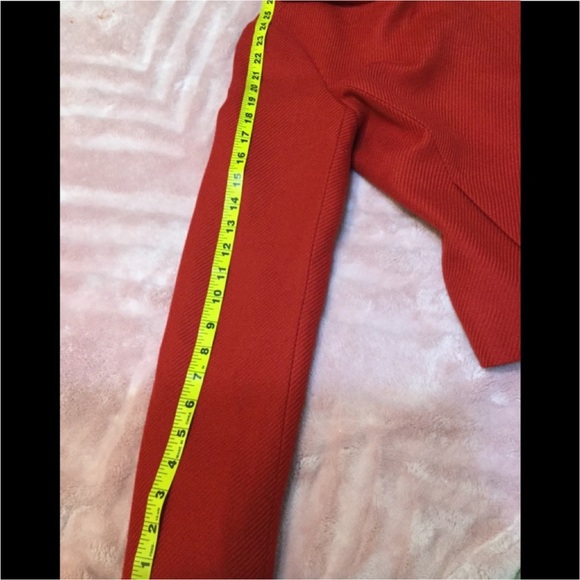 Talbots Women's Bold Wool Blend Red Blazer Size 8 - Picture 8 of 10